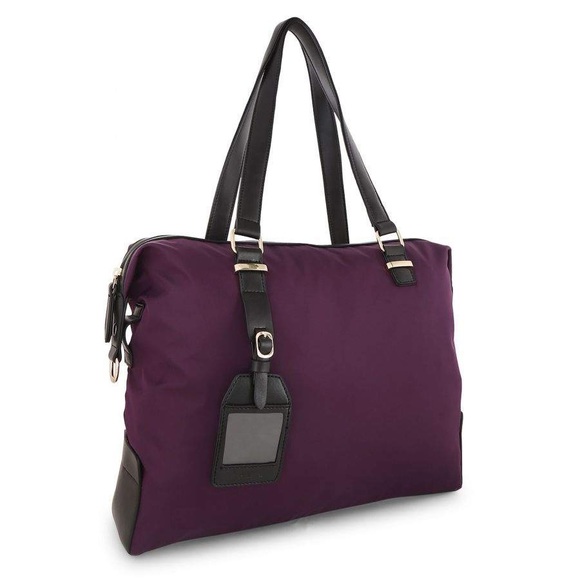 Lavie Handbags - Lavie Pre Loved Purple Black Laptop Bag